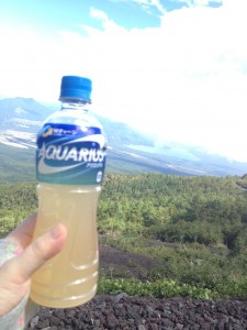 麦エリアスと山中湖