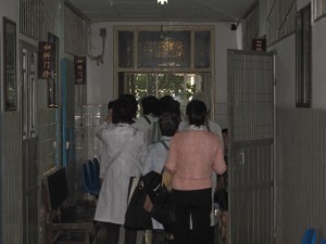 病院廊下